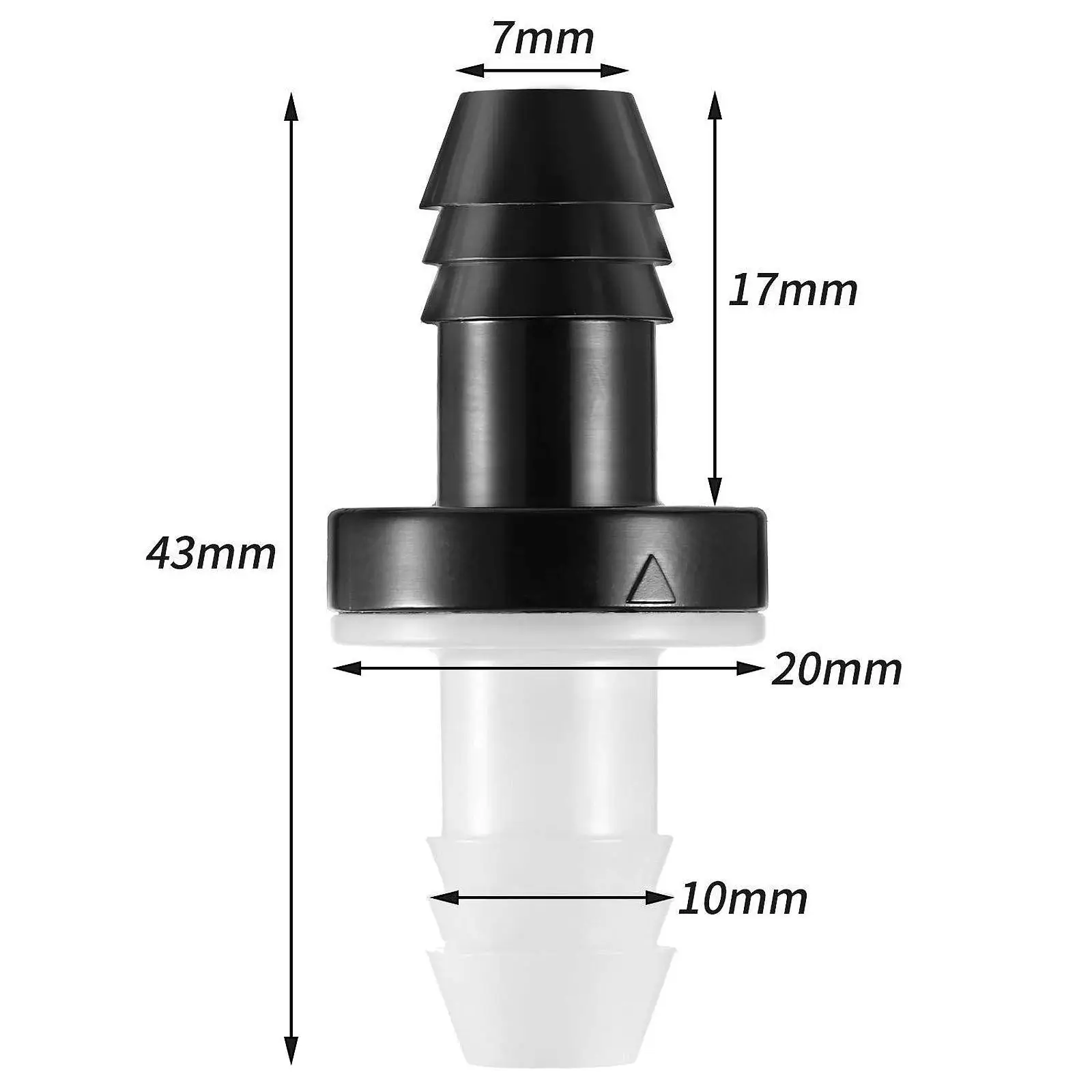 Micro Fluid Plastic Non Return Check Valve Inline Small Water Valve for Pump Lines and Pneumatic Projects