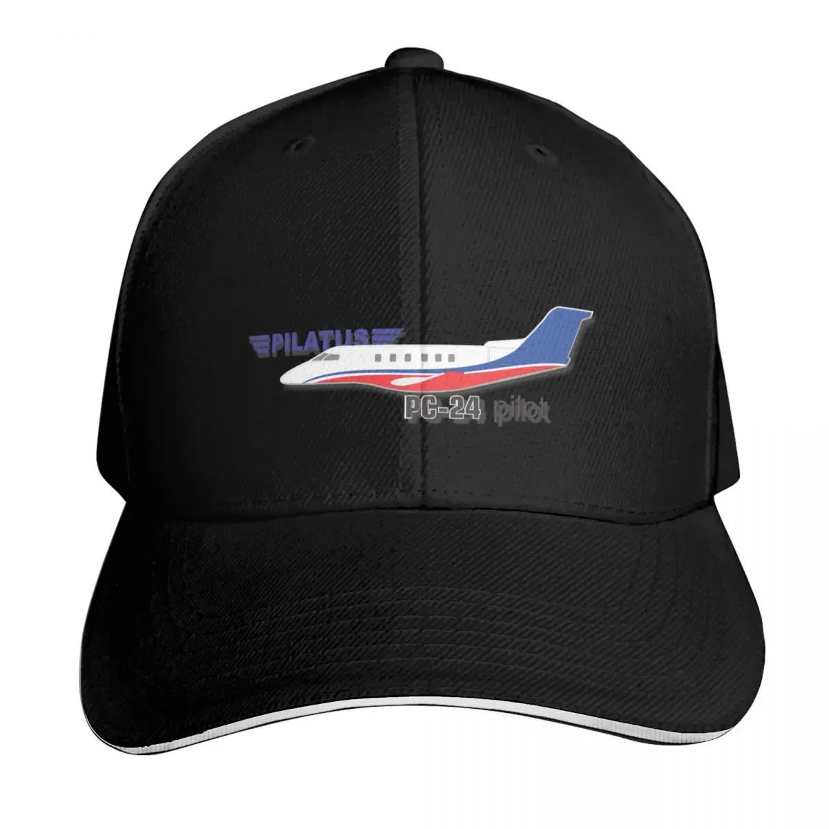PC24 Pilot Baseball Cap Moisture Wicking Quick Dry Curved Brim Classic Fit Low Profile Unstructured