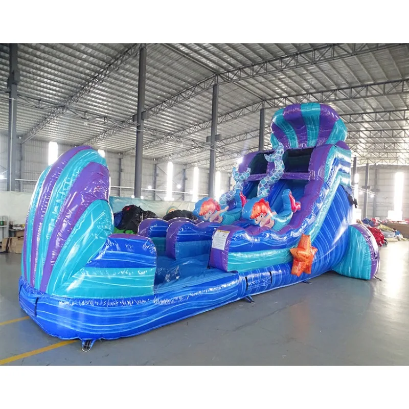 Inflatable castle, large indoor and outdoor inflatable trampoline, castle combination slide