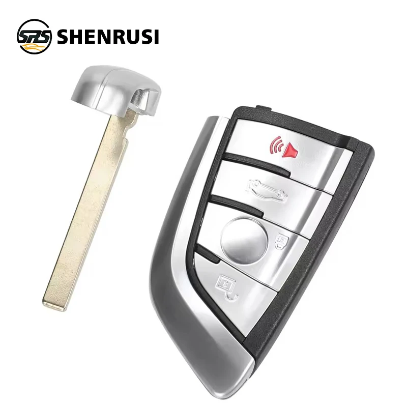 SHENRUSI الذكية 3/4 زر 315 /433 /868MHZ ID49 pcf7945 مفتاح بعيد دخول بدون مفتاح لسيارات BMW F FEM CAS4 5 7 Series X5 X6 2014+