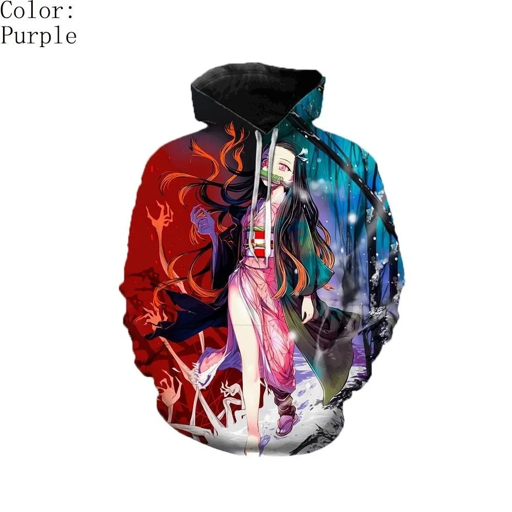 Men/Women Sweatshirts Hot Anime Demon Slayer 3D Print Hoodies 2023 Harajuku  Sweatshirt Autumn Tops