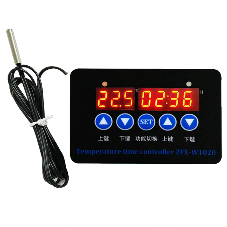 ZFX-W1020 Temperature and Time Controller 12v Intelligent Temperature Controller Switch with Time Control