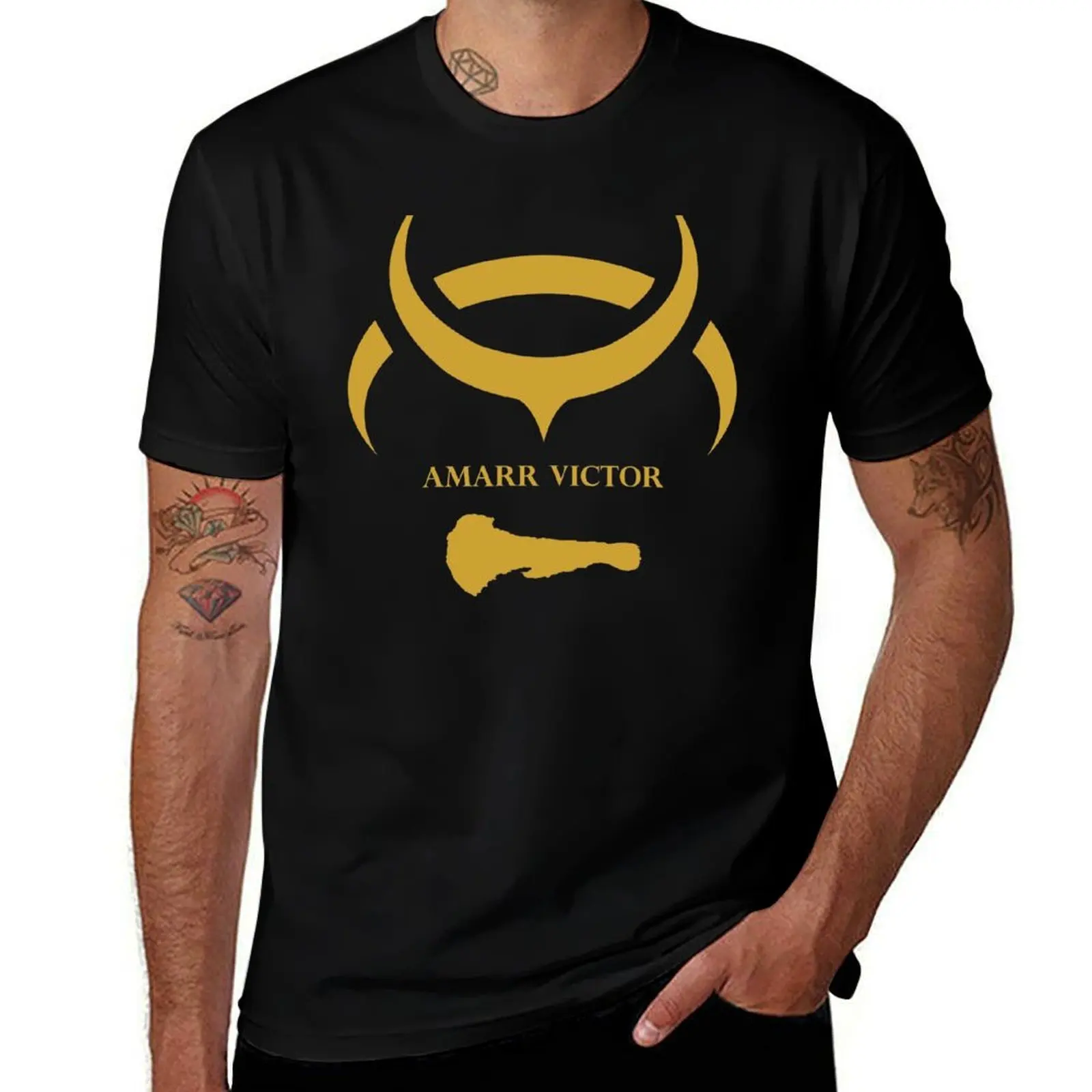 EVE Online Amarr Victor T-Shirt Big and Tall Short Sleeve Tee