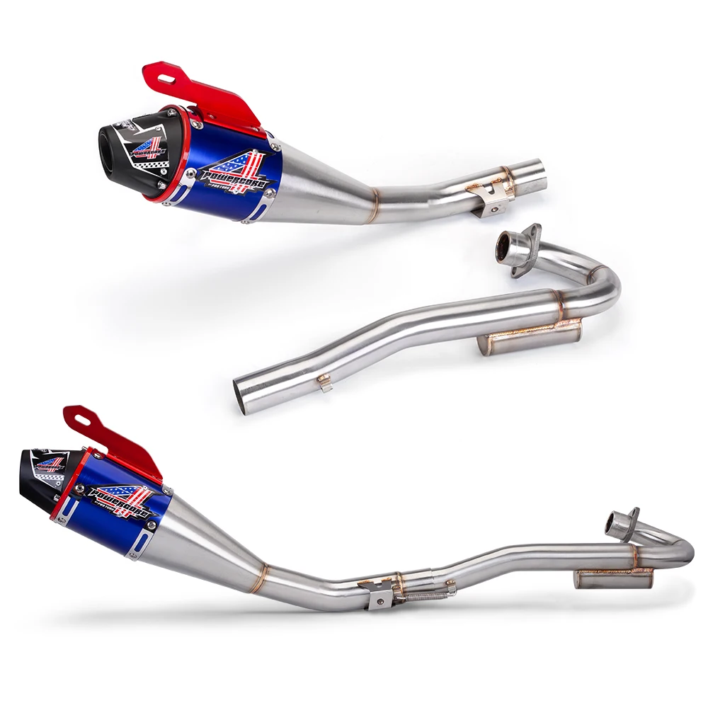 

Мотокросс CRF150 CRF230 Полный глушитель выхлопных труб Выхлопная труба велосипеда для грязи Полная система для CRF150F CRF230F