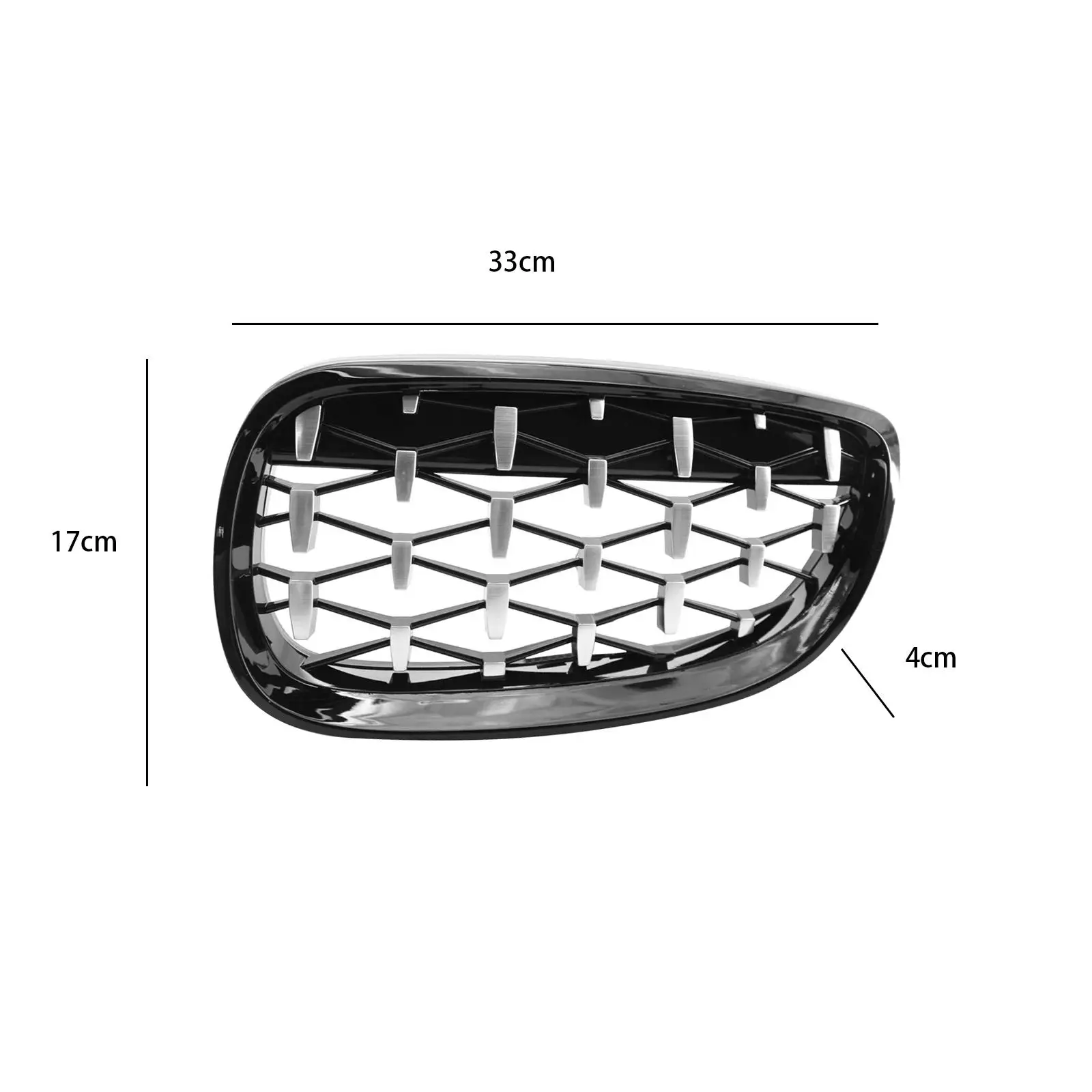 2 Pieces Vehicle Front Kidney Grille Grill 51137157278 Left Right for BMW E92 E93 3 Series Easy Installation Replacement image 6