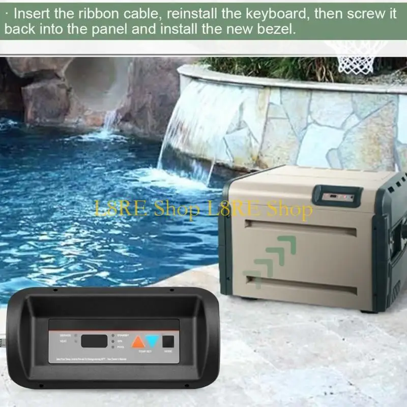 L8RE Heater Repair Part Bezel and Keypad Assembly Replacement Plastic Maintenance