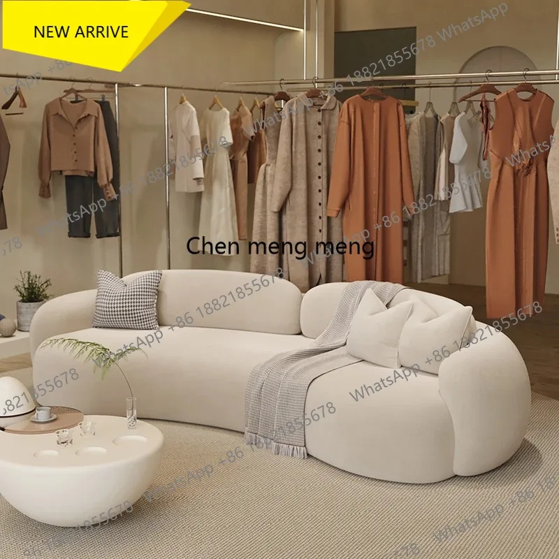 

G153 Nordic Luxury Reception Sofa Modern Designer High-end Clothing Store Office Sofa Rest Area Reception Office Furniture