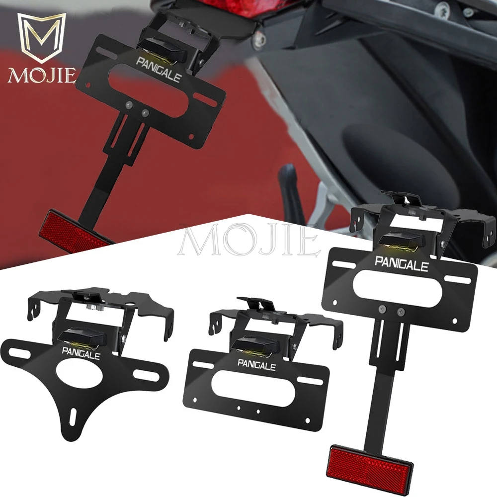 

Motorcycle Rear License Plate Light Hugger Mudguard Bracket Holder For Ducati Panigale V4 SP2 30° Anniversario 916 2024 2025