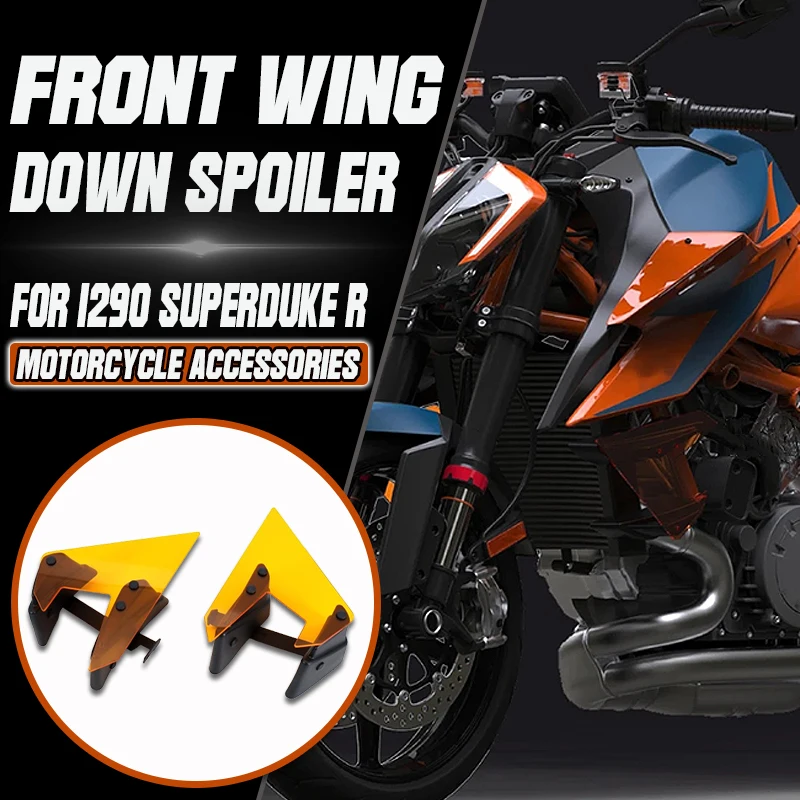 

For 1290 SUPERDUKE R Super Duke R 2020 2021 New Motorcycles Accessories Downforce Naked Spoilers Fixed Winglet Wings Fairing Kit