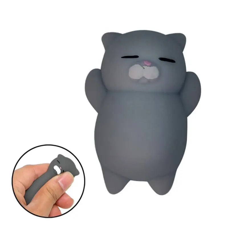 Mini Squishy Toy Kitten Toys Antistress Ball Squeeze Mochi Rising Toy Abreact Soft Sticky Squishi Stress Relief Toy Funny Gift