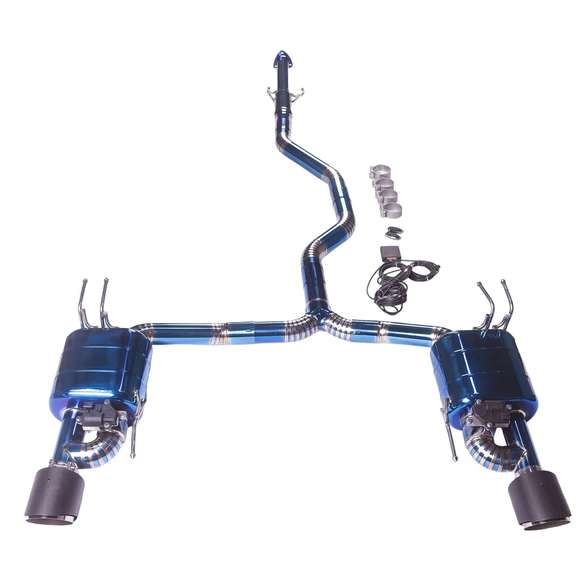 

【 Customized Product 】 Suitable for the 2011 Acura TSX 2.4L V4 Catback titanium alloy performance valve 114 tailpipe dual outlet