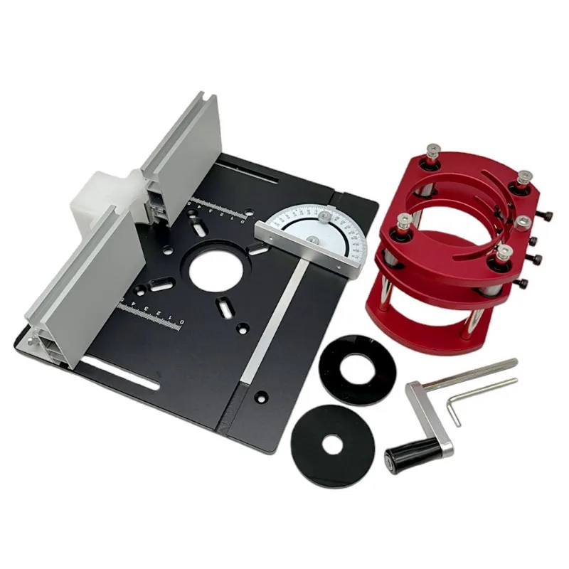Inverted plate with lifting base Woodworking inverted sink table Bakelite milling grooved trimming countertop