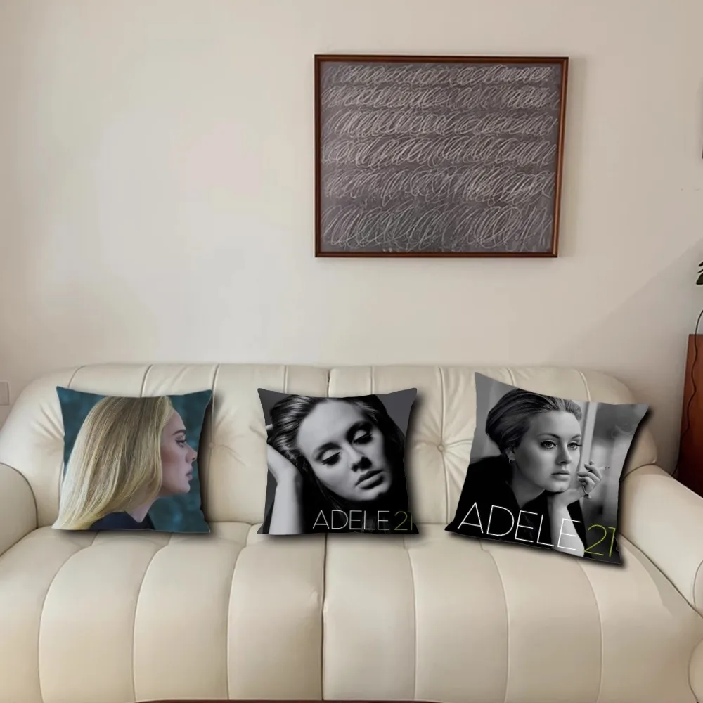 Hot Singer A-Adele Pillow Case Living Room Accent Couch Back Support Square Lounge Restful Nap Companion ﻿