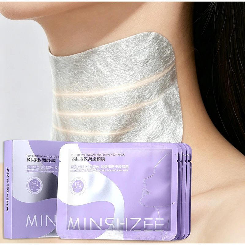 Mascarilla de Péptidos para el Cuello Swan Neck, Reafirma, Ilumina y Suaviza la Piel del Cuello, Deja el Cuello Suave, Delicado, Hidratante y Humectante
