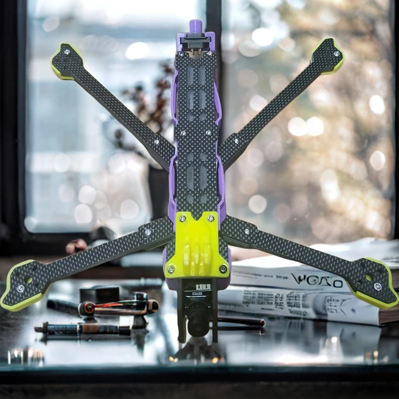 Custom OEM ShuHangRC FPV 7-inch FPV Drone DC Long-Endurance Frame T700 Carbon Fiber Frame Compatible with O3 O4 Pro RC Models