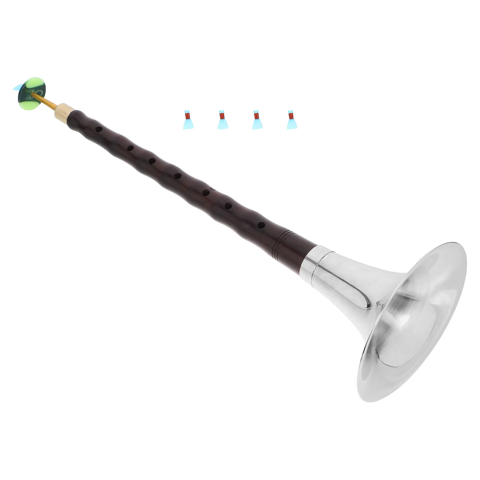 

1 Set C Key Suona Beginner Ethnic Wind Instrument Professional Rosewood Lightweight Durable Premium Chinese Traditional Music