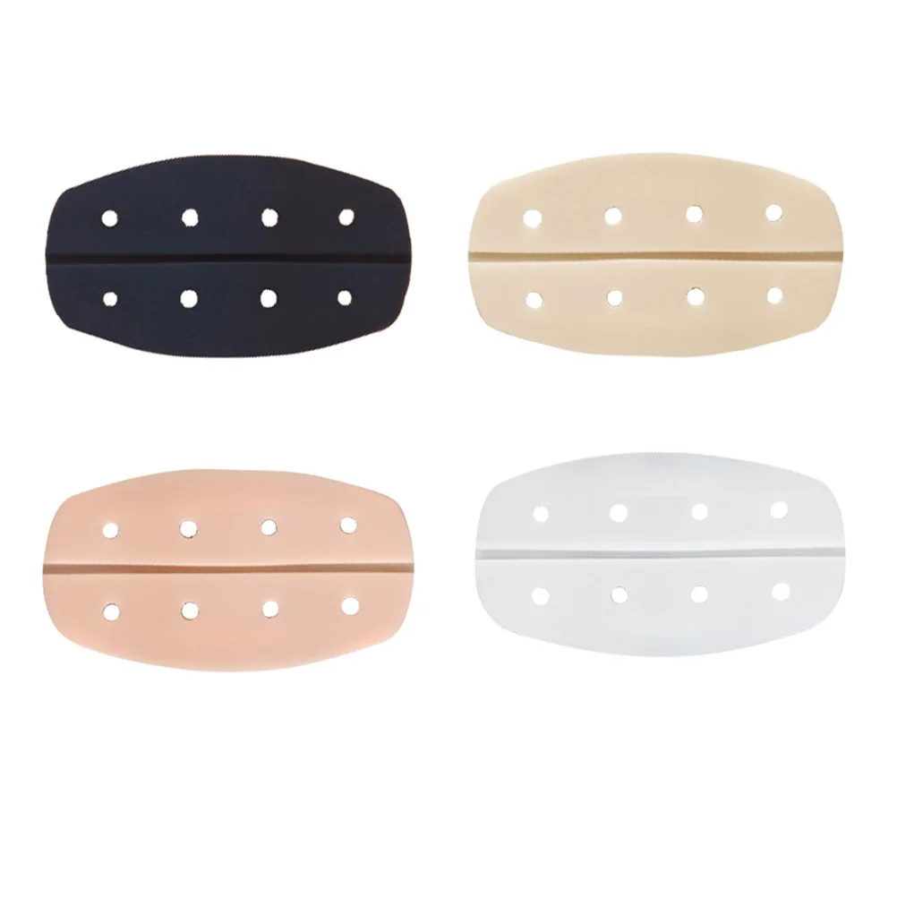 

6Pcs Women Shoulder Enhancer Pads Stretchy Resilient Comfortable All-Day Wear Invisible Under Clothing Black Shoulder Pads