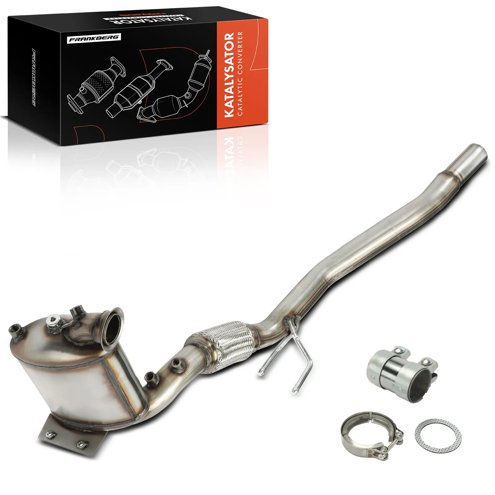 Frankberg 1x Partikelfilter voor VW Golf Passat Caddy 3 Audi A3 Seat Altea 1K0254702RX BM11051 1K0131723G 1K0254705MX 1K0254700EX
