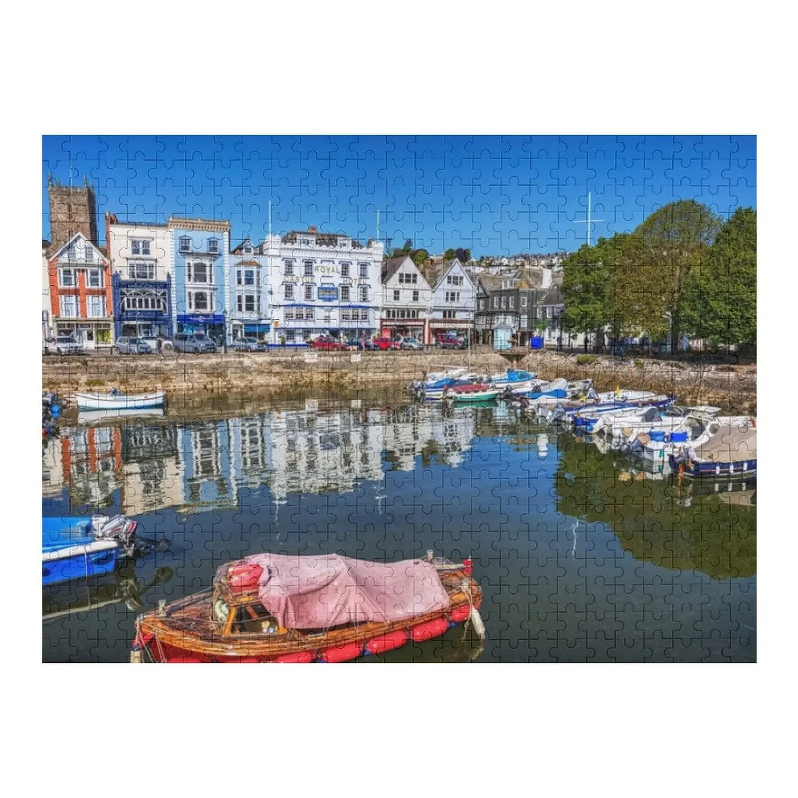 

Dartmouth Harbour, Devon, UK Jigsaw Puzzle Works Of Art Custom Diorama Accessories Puzzle