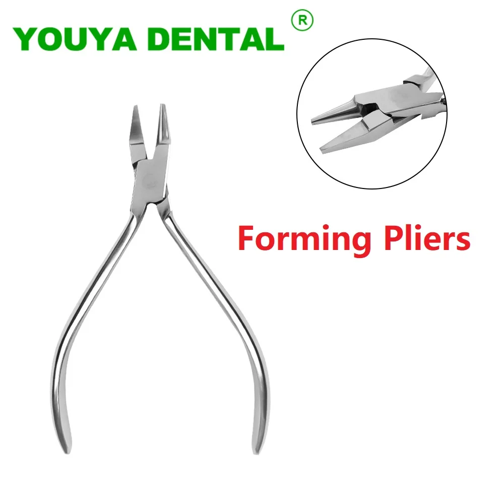 Dental Orthodontist Pliers Wire Bending Loop Forming Tools Bending Forceps For Forming Hammer Metal Crown And Ring Dentistry