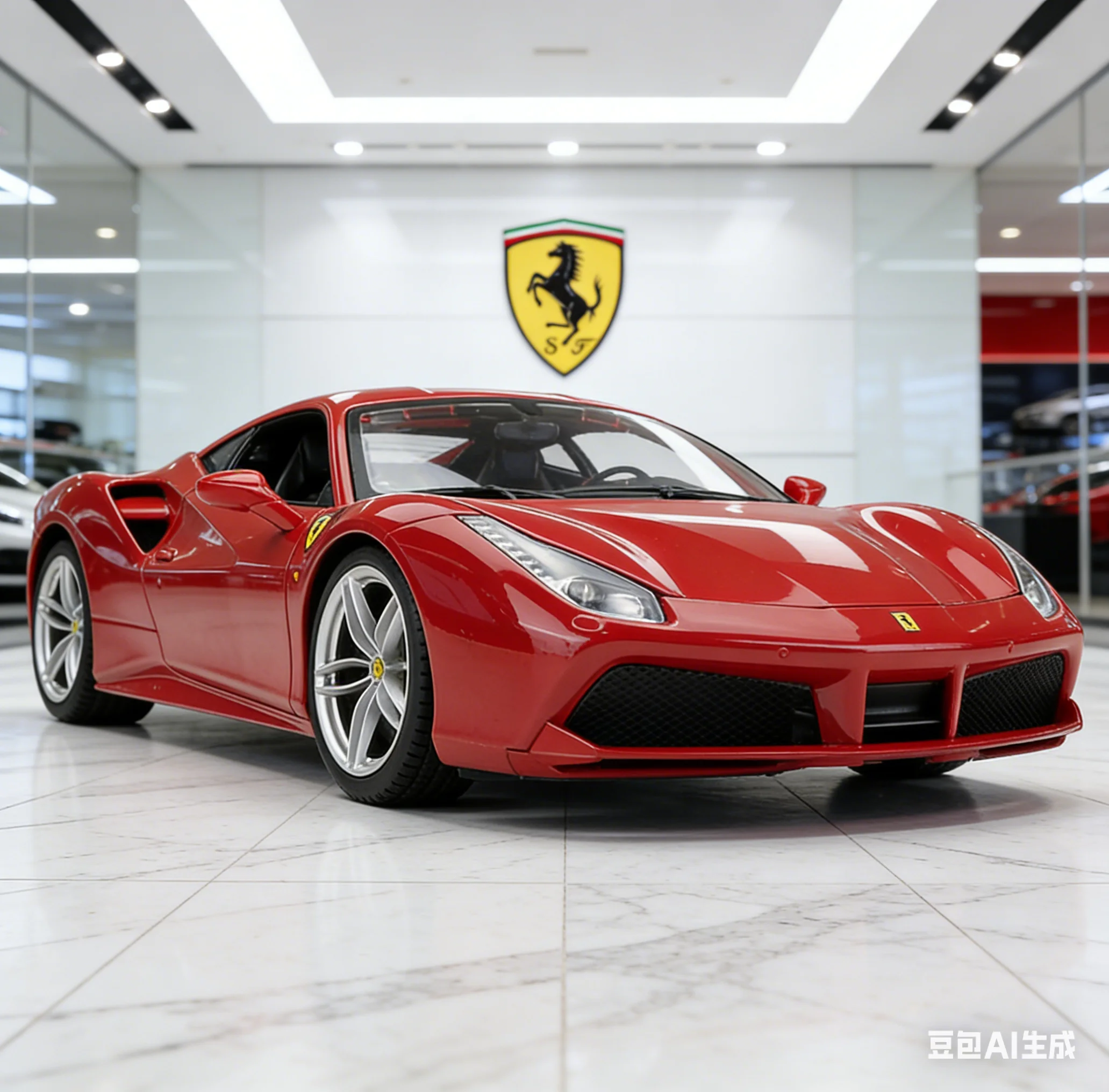 

Bburago 1:24 Ferrari 488 GTB Supercar Alloy Car Diecasts & Toy Vehicles Car Model Miniature Scale Model Car For Children
