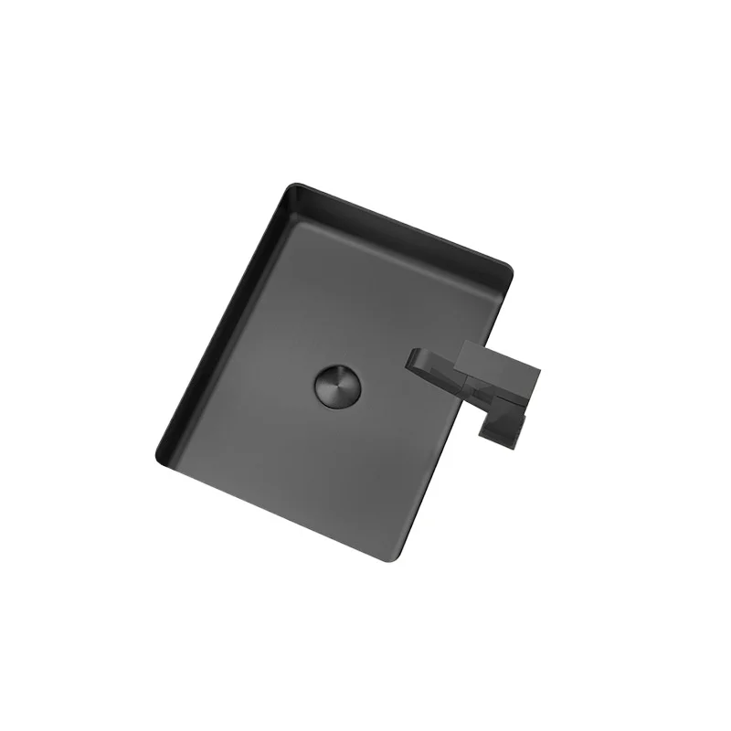 Metal Rose Gold Rectangle Stainless Steel Undercounter Basin Embedded Washbasin Washbasin