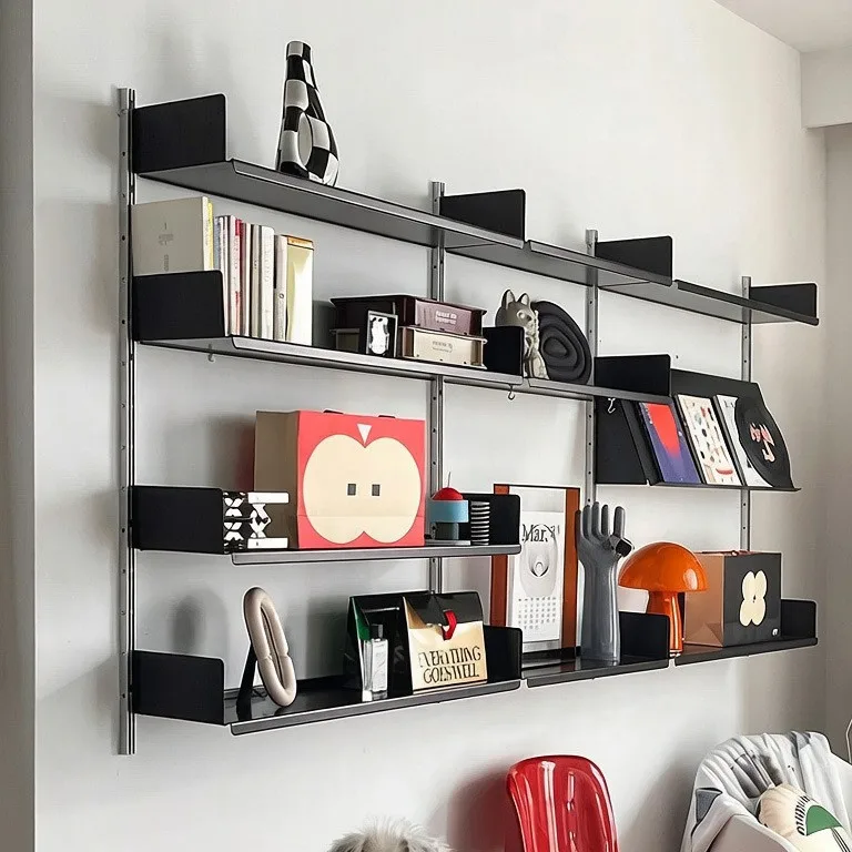 606 Creative Wall-mounted Display Shelf Wall Track Shelf Free Combination Bookshelf Display Shelf