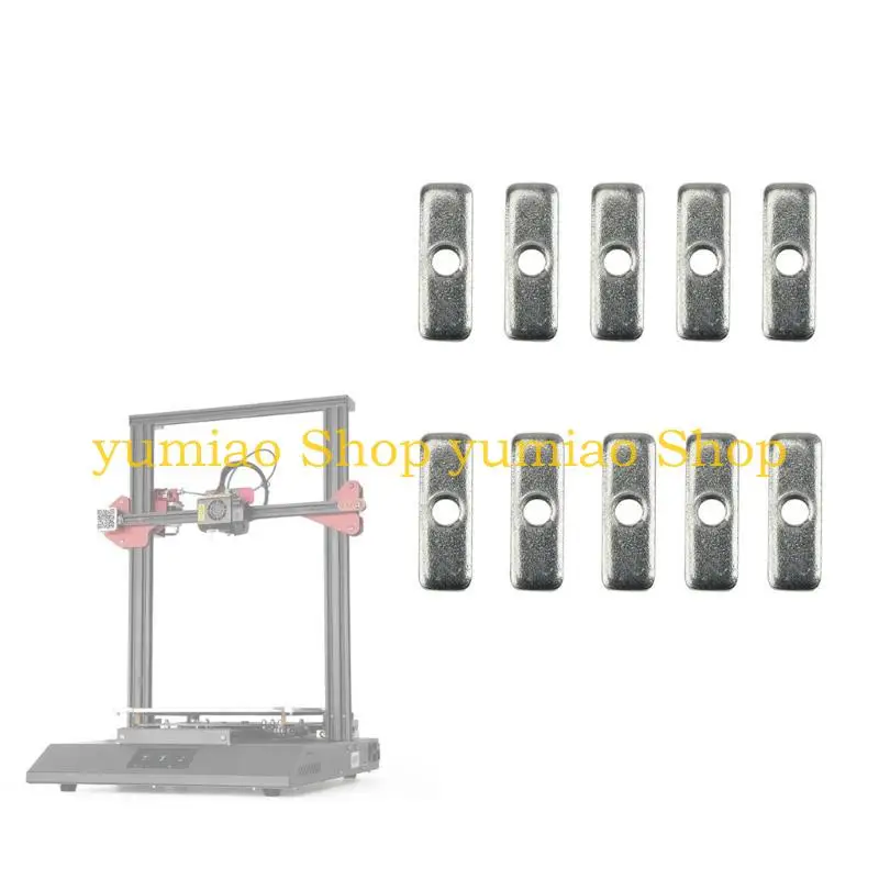 587B Elementy złączne Nakrętki śrubowe do drukarek 0.1 Nakrętka paska Makerbeam XL Nakrętka T do V0 0.1