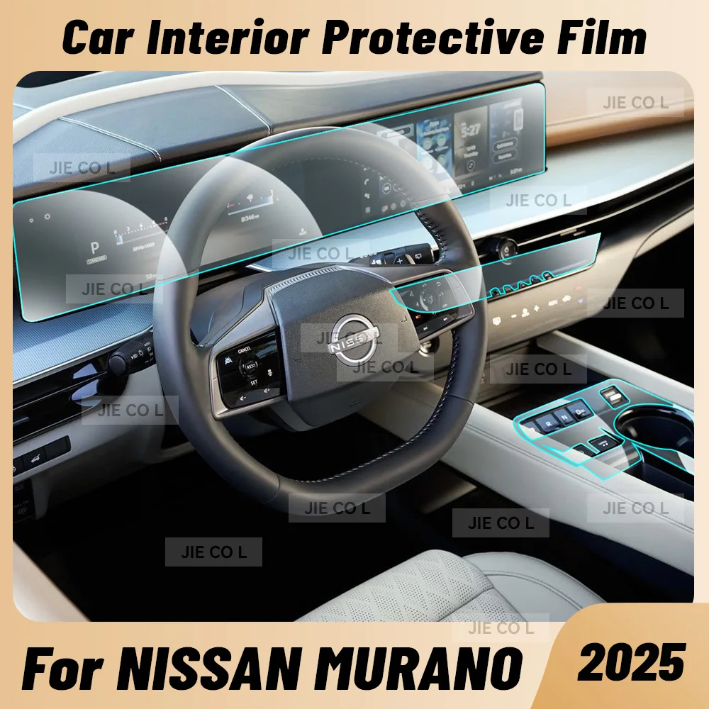 

Anti-scratch Car Interior Center Console Media Dashboard Navigation TPU Protector Film For NISSAN MURANO 2025 Sticker