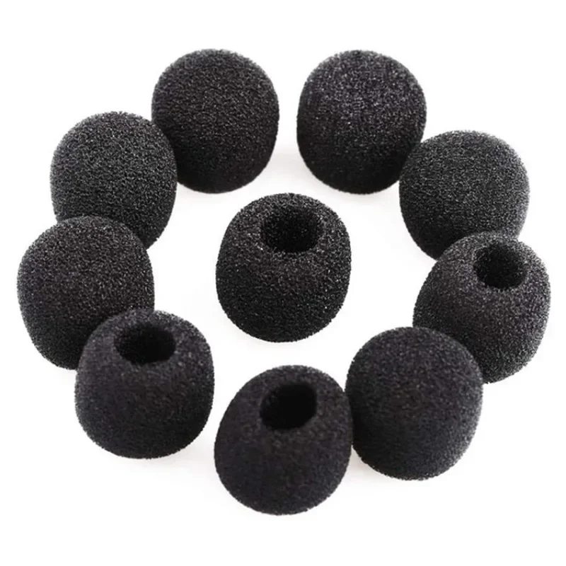 

Universal Mic Protective Covers (10PC) - Cotton Sleeves For Lavalier/Mini Megaphone/Headset Earphone Mics。
