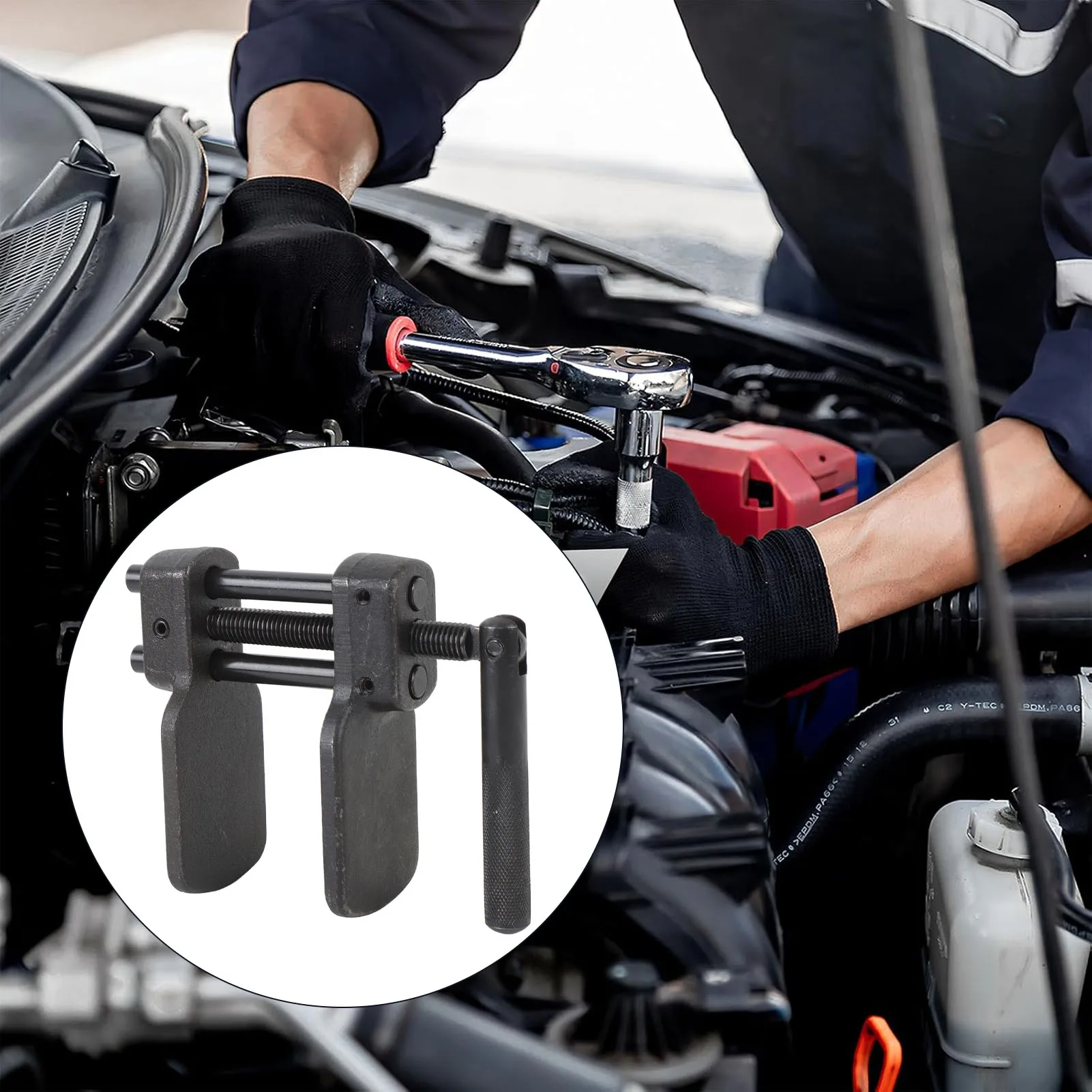 

Brake Caliper Piston Spreader Tool High Carbon Steel Universal Disc Brake Pad Installation Disassembly Tool