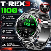 2026 nuevo reloj inteligente para exteriores con batería grande de 1100mAh para hombres, GPS, trackr, brújula, linterna impermeable, llamada Bluetooth, reloj inteligente deportivo