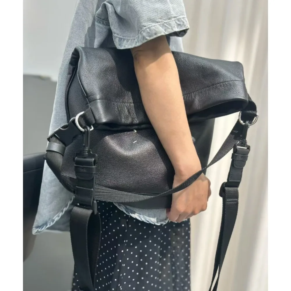 Solid Color Backpack, Handbag, Fashionable Design Sense, Trendy Shoulder Texture Unique Simple Casual Daily Commuting Versatile