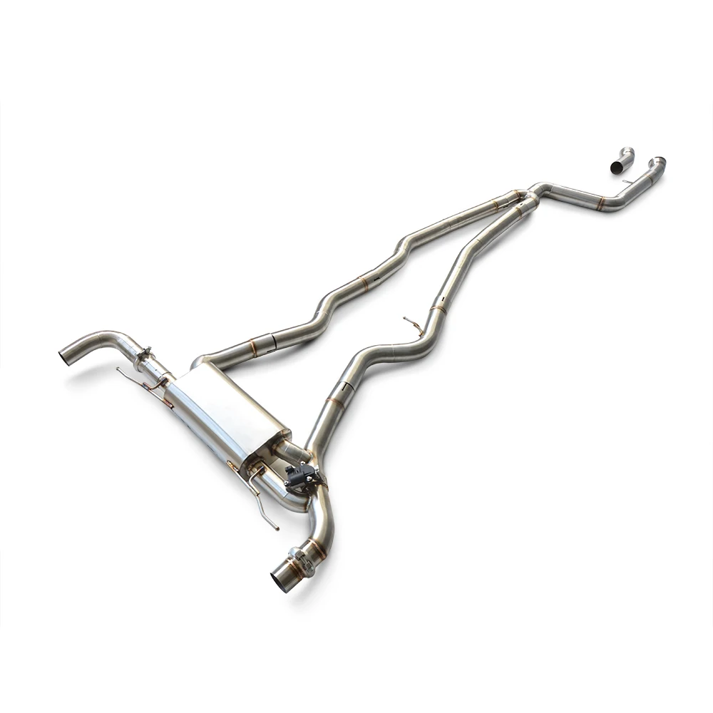 Stainless steel Cat-back exhaust system for BMW M340i/M340 3.0T 2019-2024 exhaust system with original  intelligent single valve