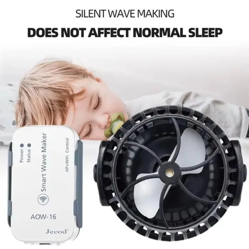 Smart Modern AOW Wave Maker Aquarium Air Pump WiFi APP Control Submersible 6W/12W/23W/35W Plastic Fish Tank Accessories High
