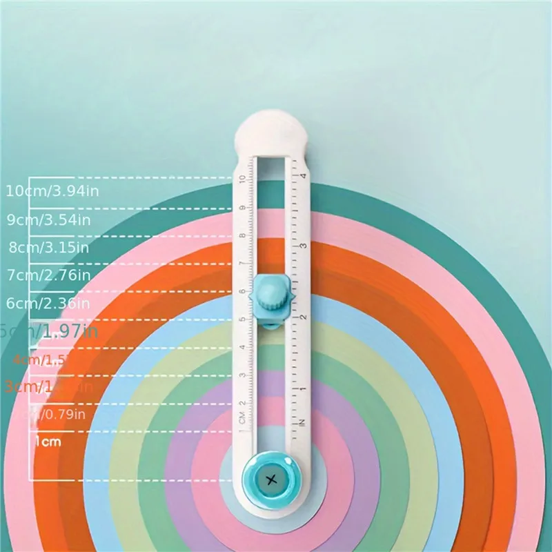 Plastic 2-20Cm Cirkel Papiersnijder Multifunctionele Ambachtelijke Snijgereedschappen Papierdoek Scrapbooking Kaarten Snijders Voor Thuiskantoren