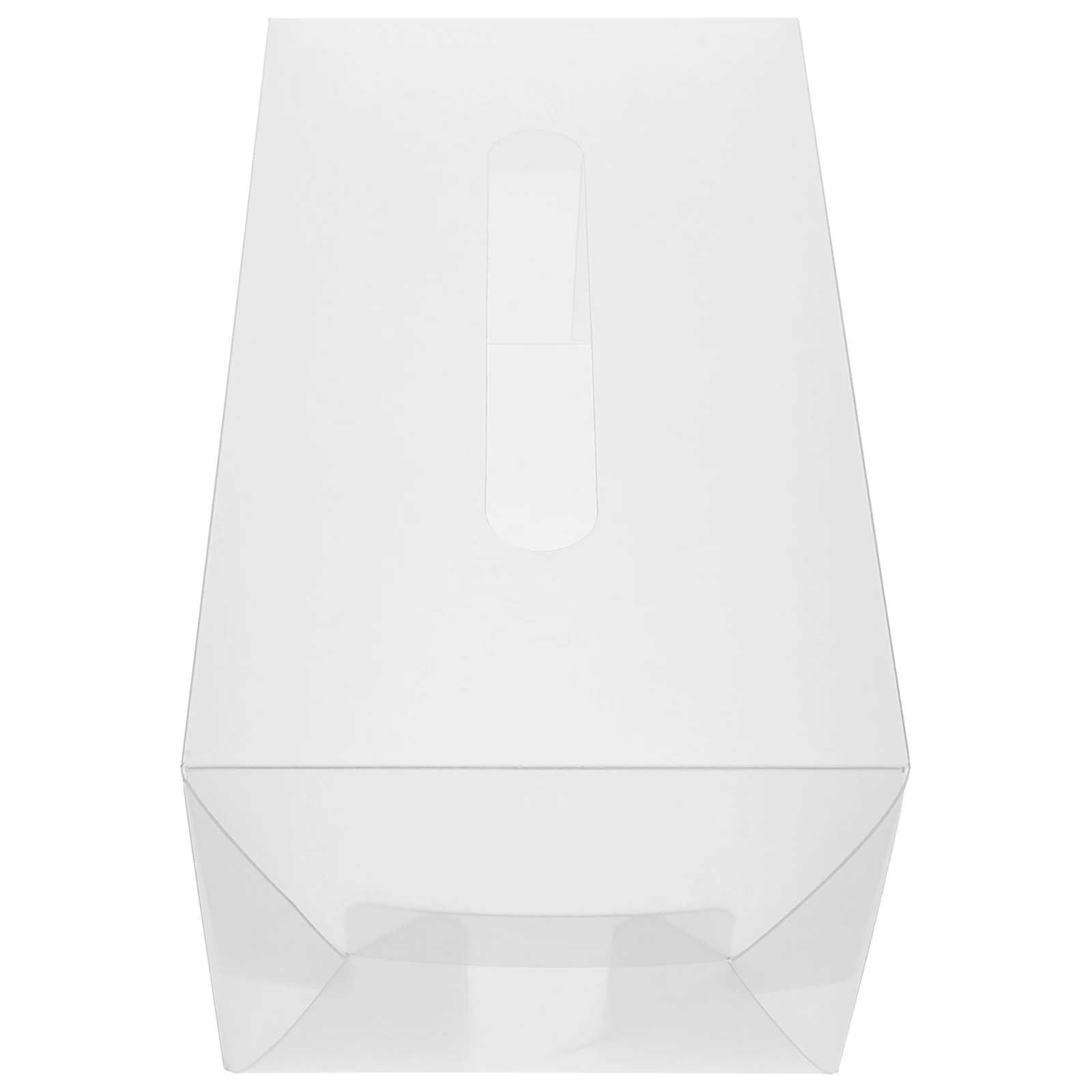 

Business Card Collector Multi Function Raffle Box Party Ballot Container Sturdy Lottery Holder Storage Cubic Plastic