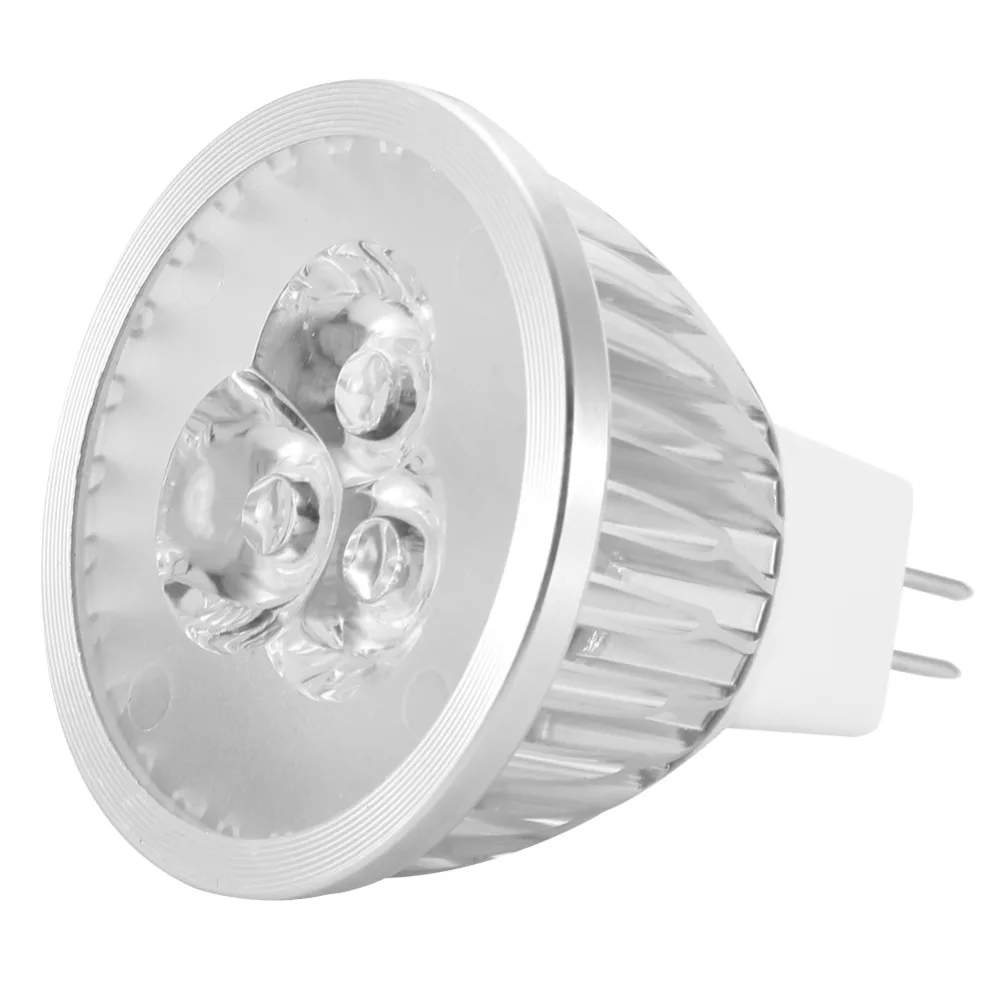 6 Pack Low Voltage MR16 LED Bulbs 12V 3W LED Light Bulbs Warm White 3000K Aluminum LED Spot Light Bulbs Hotel