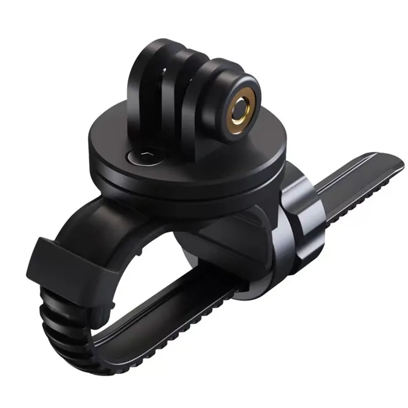 1Pcs Adjustable Bicycle Camera Bracket Road Bike Camera Mount Bracket Suitable for Round Tube/Flat Handlebars for Gopro