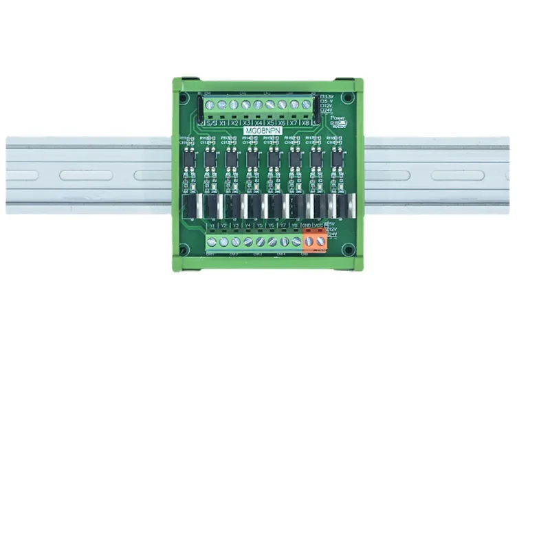 IO card DC signal transistor optocoupler isolation amplifier board NPN to PNP PLC output amplifier board MCU
