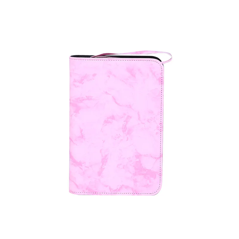 A6 Hand Zip Bag Marble Loose Leaf Binder Notebook Inner Core Cover Note Book Planner Office Stationery Supplies