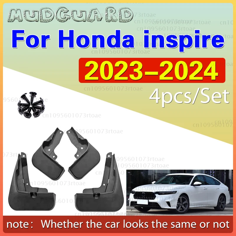 

For Honda inspire 2023 - 2024 MudFlaps Wheel Protector Fender Mudguard Mud Flaps Guard Splash Flap Mudguards Car Accessories