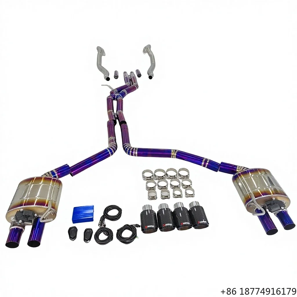 

High Performance Exhaust Pipe for A6 C7 3.0t 2012-2018 Titanium Alloy Car Catback Exhaust System