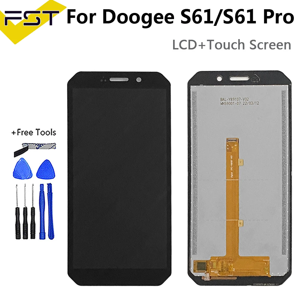 Para doogee s98 s97 pro display lcd digitador da tela de toque