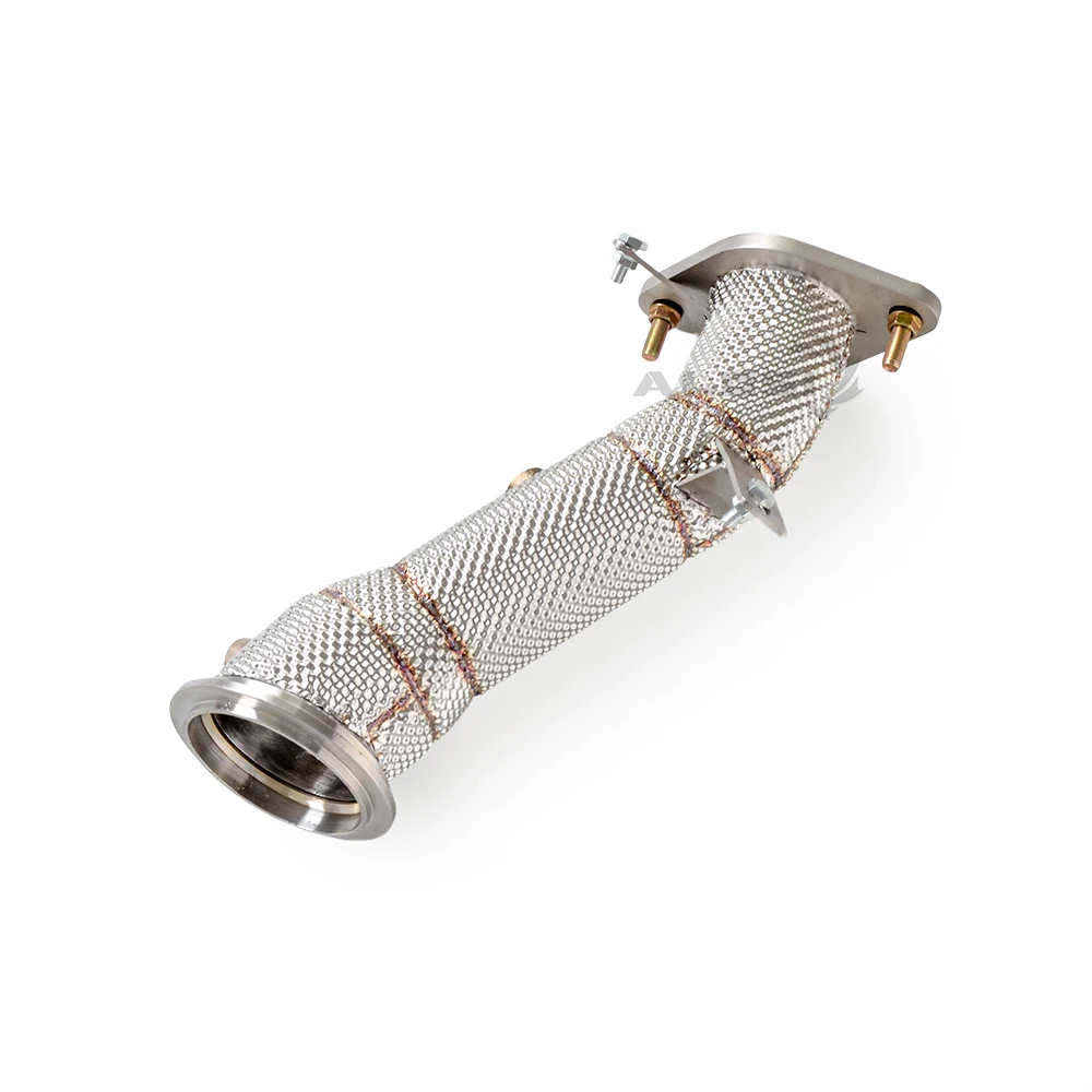 

exhaust downpipe for Cadillac CT5/CT6 2.0T 2019-2023 stainless high-performance exhaust downpipe with heat shield wit catalytic