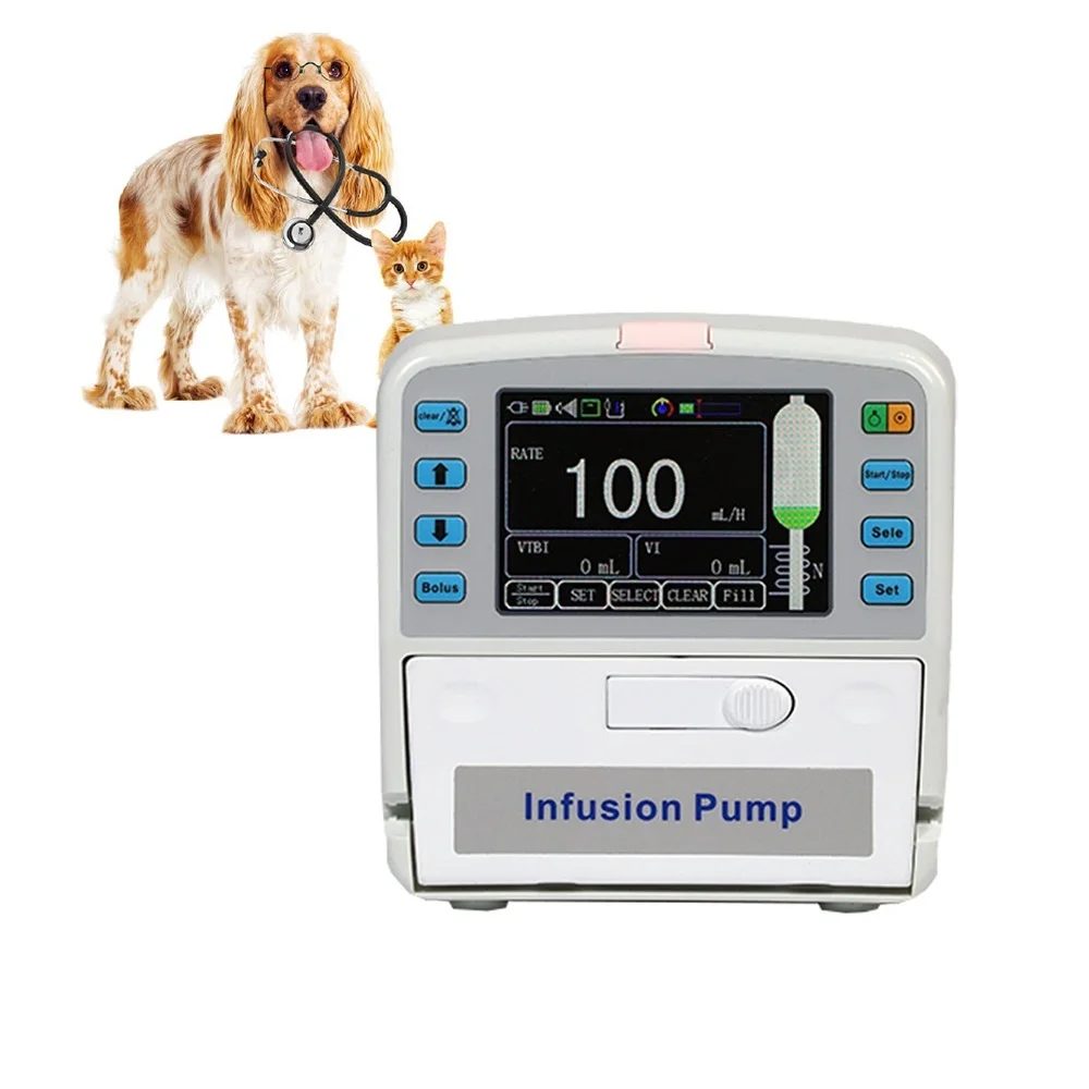 

EPSEN Veterinary Intravenous Infusion Set Single Channel Medical Clinic Pet Animals Available Adjustable Rate Heating