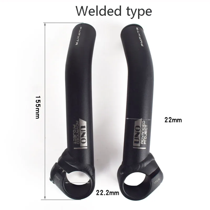 1Pair Bicycle Horn Handlebars Aluminum Alloy Bike Grip Bar End Handle Riding  Rest Handle Fatigue Relief Cycling Equipment
