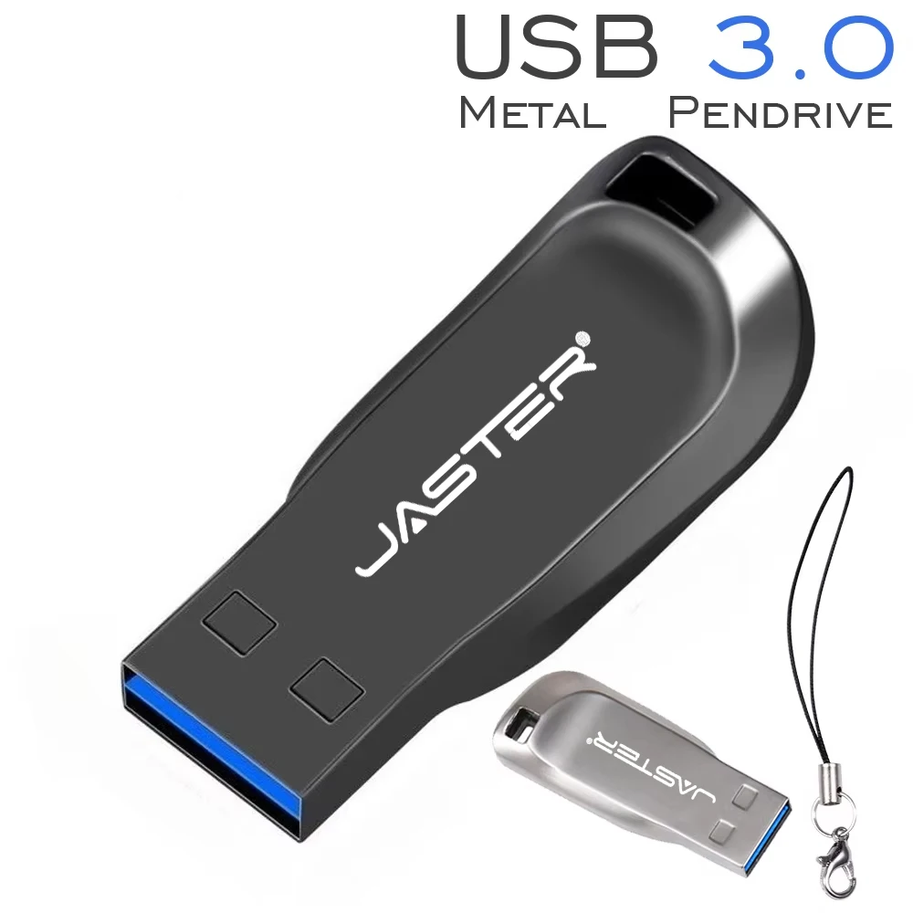 

Metal Stick High-Speed USB 3.0 Flash Drive 128GB Waterproof Pendrive Real Capacity with Keychain Pen Drive Business Gift U Disk