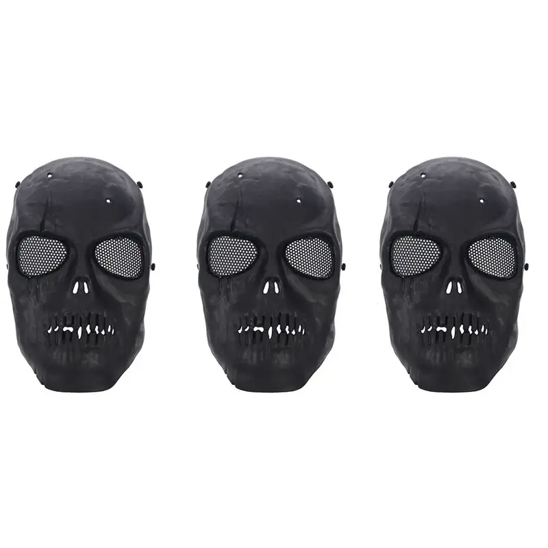 new-3x-airsoft-mask-skull-full-protective-mask-black