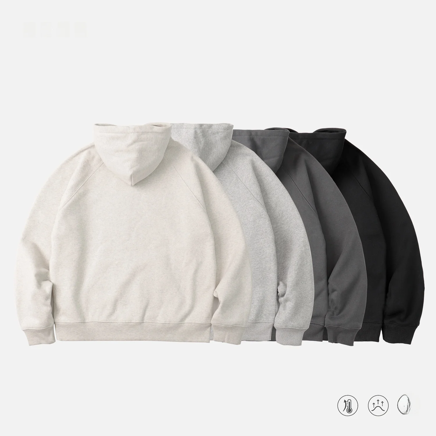 Men's Fce Lined Hooded Jaet Button up Sweatirt Loose Fit Casual Wear Cotton Material Youth Suitable Daily Use